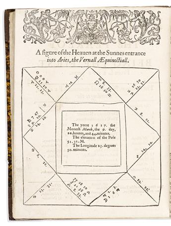 Searle, John (fl. circa 1609) An Ephemeris for Nine Yeeres, Inclusive, from 1609 to the yeere 1617.